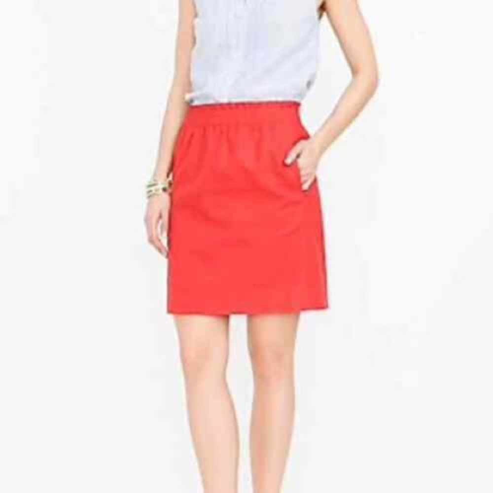 J Crew Elastic Waist Pull On Skirt